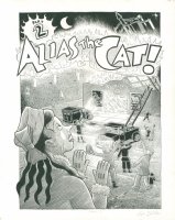 Alias the Cat title page Comic Art