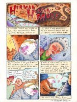 The Residents (1992) - Herman the Human Mole COMPLETE story Comic Art