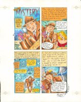 RICHARD SALA - Entertainment Weekly 1 page story Comic Art