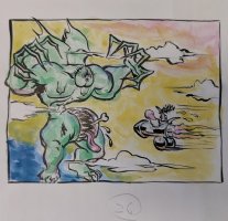 Story board art - 2b Comic Art