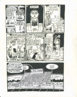 Punk Rock and Trailer Parks original art page Comic Art